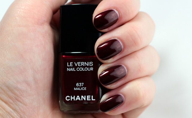 chanel burgundy nail polish