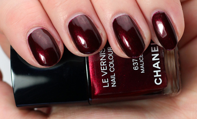 chanel burgundy nail polish