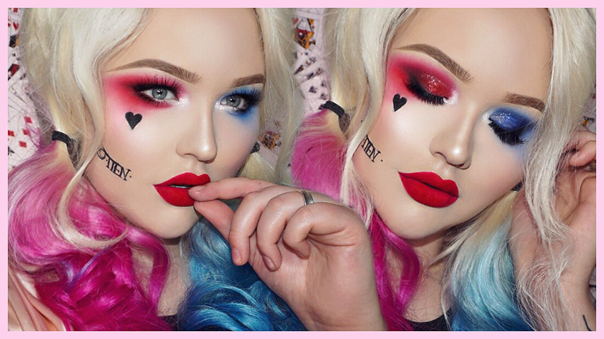 Suicide Squad HARLEY QUINN Glam Makeup Tutorial | NikkieTutorials